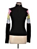 Daisy Fuentes Color Block Black Turtleneck Sweater Size L - photo 1