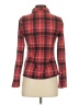 Almost Famous Plaid Red Long Sleeve Blouse Size S - photo 2