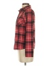 Almost Famous Plaid Red Long Sleeve Blouse Size S - photo 5