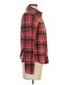Almost Famous Plaid Red Long Sleeve Blouse Size S - photo 4