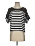 Calvin Klein 100% Polyester Silver Short Sleeve Top Size S - photo 1