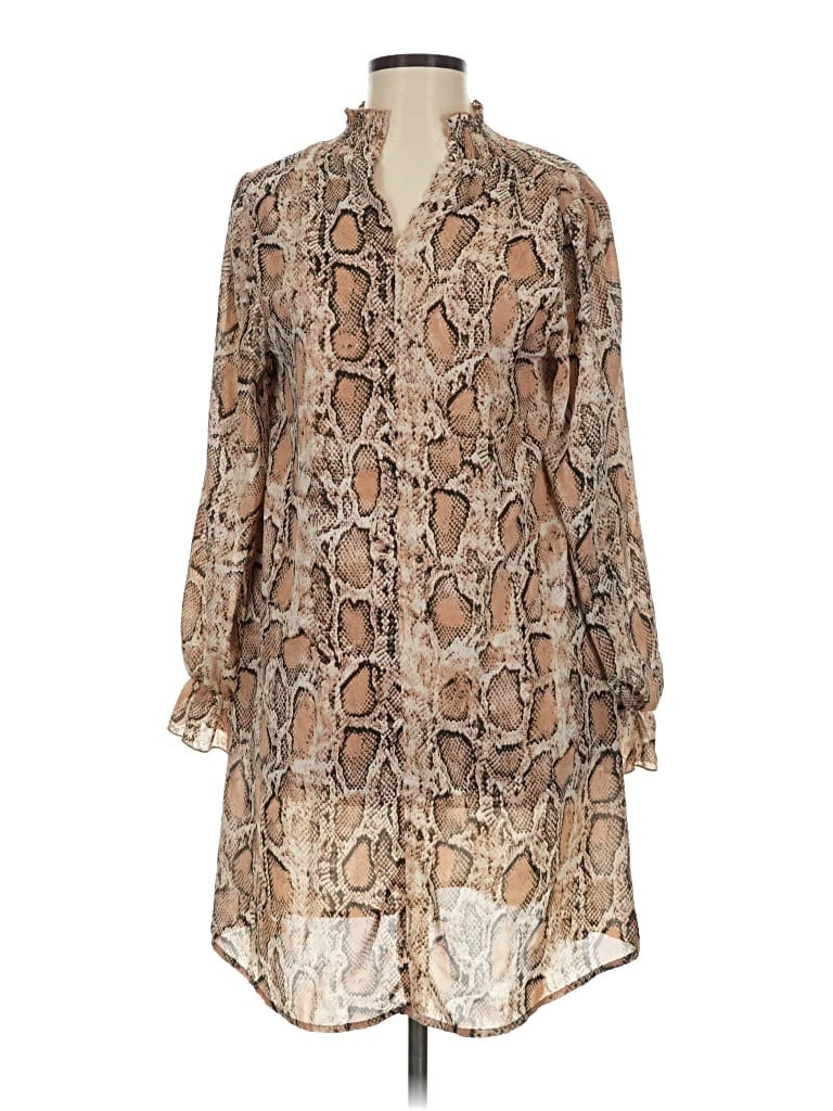 Pre-owned Eesome Casual Dress In Brown