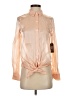 Vince Camuto 100% Polyester Tan Long Sleeve Blouse Size XXS - photo 1