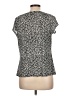 Alfani Black Short Sleeve Top Size L - photo 2