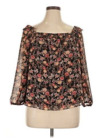 Eclair 3/4 Sleeve Blouse (view 1)