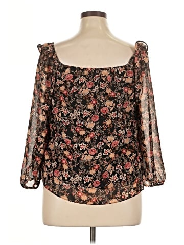 Eclair 3/4 Sleeve Blouse (view 2)