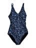 Speedo Print Blue One Piece Swimsuit Size 10 - photo 1