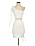 Vibe White Cocktail Dress Size S - photo 1