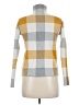 Tahari Checkered-gingham Yellow Turtleneck Sweater Size M - photo 2