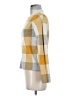 Tahari Checkered-gingham Yellow Turtleneck Sweater Size M - photo 5