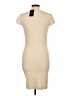 Pepe Runa Solid Tan Casual Dress Size L - photo 2