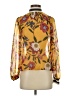 French Connection 100% Polyester Gold 3/4 Sleeve Blouse Size 0 - photo 1