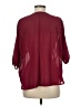 rue21 100% Polyester Burgundy 3/4 Sleeve Blouse Size M - photo 2