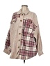 GiGio 100% Polyester Plaid Pink Jacket Size M - photo 1