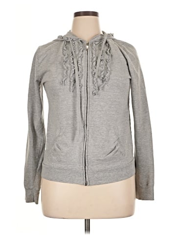 Zoey & Beth Zip Up Hoodie (view 1)