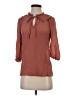 Late August Brown 3/4 Sleeve Blouse Size S - photo 1
