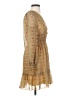 Leon Max 100% Polyester Paisley Tan Casual Dress Size XS - photo 4