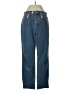 Something Navy 100% Cotton Hearts Blue Jeans Size 27 waist - photo 1