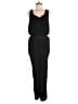 Vince Camuto 100% Polyester Solid Black Jumpsuit Size 8 - photo 1
