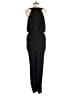 Vince Camuto 100% Polyester Solid Black Jumpsuit Size 8 - photo 2