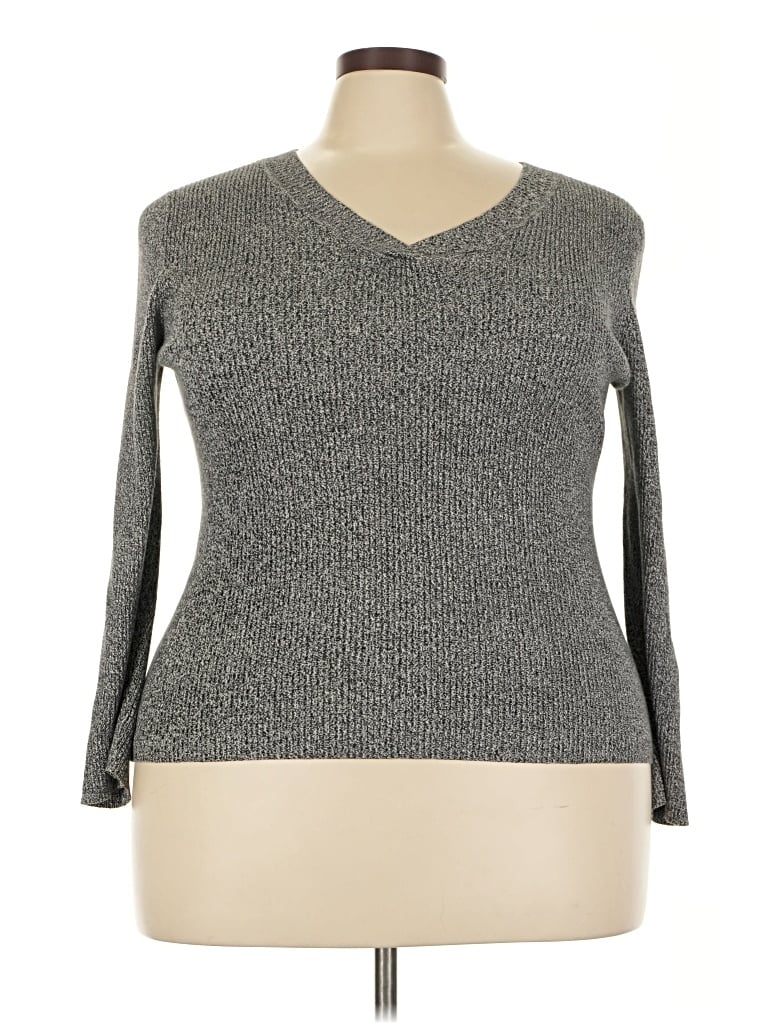 Pre-owned White Stag 3/4 Sleeve T-shirt In Gray