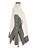 Unbranded 100% Acrylic Stripes White Turtleneck Sweater Size M - photo 4