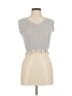No Comment 100% Acrylic Gray Sweater Vest Size M - photo 1