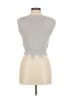 No Comment 100% Acrylic Gray Sweater Vest Size M - photo 2