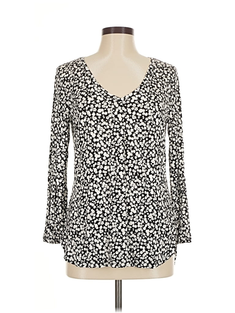 Pre-owned Old Navy 3/4 Sleeve T-shirt In Ivory