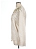Yumi Metallic Tan Pullover Sweater Size L - photo 5