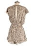 She + Sky 100% Polyester Animal Print Tan Romper Size S - photo 2