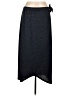 T by Talbots Solid Blue Gray Casual Skirt Size L - photo 1