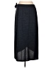 T by Talbots Solid Blue Gray Casual Skirt Size L - photo 2