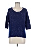 Allen B. by Allen Schwartz Blue Pullover Sweater Size M - photo 1