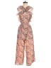 Rebecca Taylor 100% Silk Paisley Red Jumpsuit Size 2 - photo 1