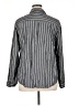 Torrid Stripes Gray Long Sleeve Button-Down Shirt Size 1X Plus (1) - photo 2