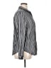 Torrid Stripes Gray Long Sleeve Button-Down Shirt Size 1X Plus (1) - photo 4