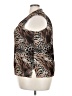 TanJay 100% Polyester Animal Print Brown Sleeveless Blouse Size 3X - photo 5