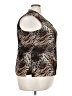 TanJay 100% Polyester Animal Print Brown Sleeveless Blouse Size 3X - photo 4