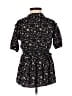 Jessica Simpson 100% Rayon Black Short Sleeve Blouse Size 6 - photo 2