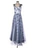 Rene Ruiz 100% Polyester Gray Cocktail Dress Size 4 - photo 1