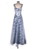 Rene Ruiz 100% Polyester Gray Cocktail Dress Size 4 - photo 2