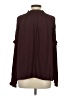 VICI 100% Polyester Burgundy Long Sleeve Blouse Size S - photo 2