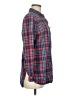 J.Jill 100% Cotton Plaid Red Long Sleeve Button-Down Shirt Size M - photo 4