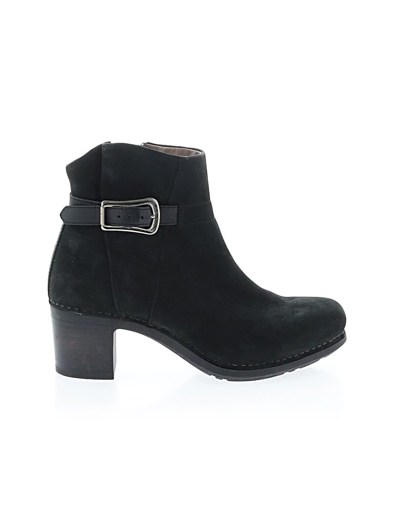 Pre-owned Dansko Ankle Boots In Black