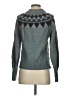 Ann Taylor Argyle Teal Gray Pullover Sweater Size S - photo 2