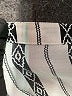 Unbranded Stripes Silver 3/4 Sleeve Blouse Size XL - photo 7
