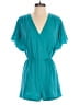 Marciano 100% Polyester Solid Teal Romper Size 2 - photo 1