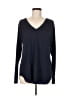 CAbi Black Blue Long Sleeve Top Size M - photo 1