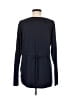 CAbi Black Blue Long Sleeve Top Size M - photo 2